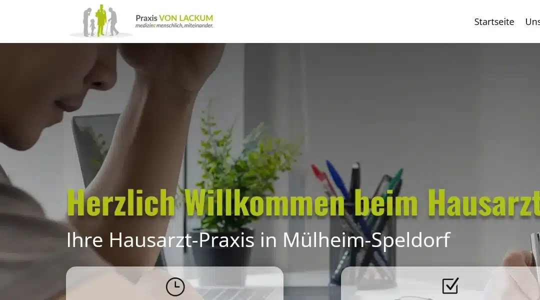 www.institut-speldorf.de – Webdesign für eine Hausarztpraxis